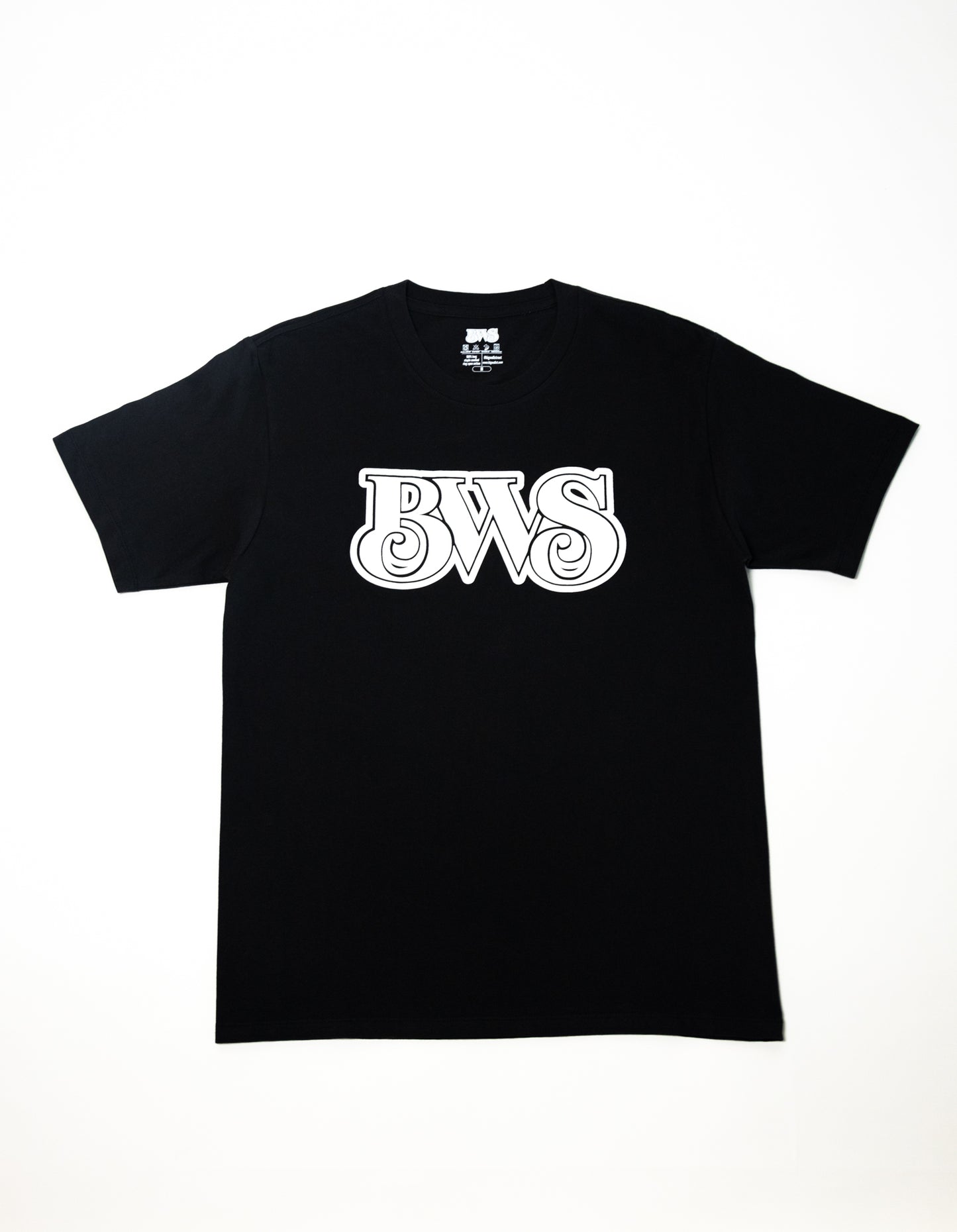 BWS White Puff Print Tee