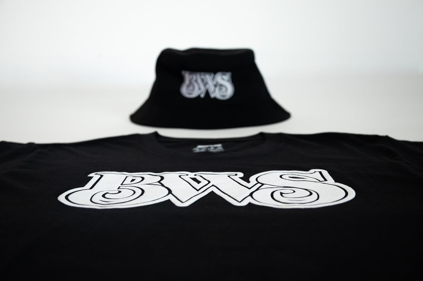 BWS White Puff Print Tee