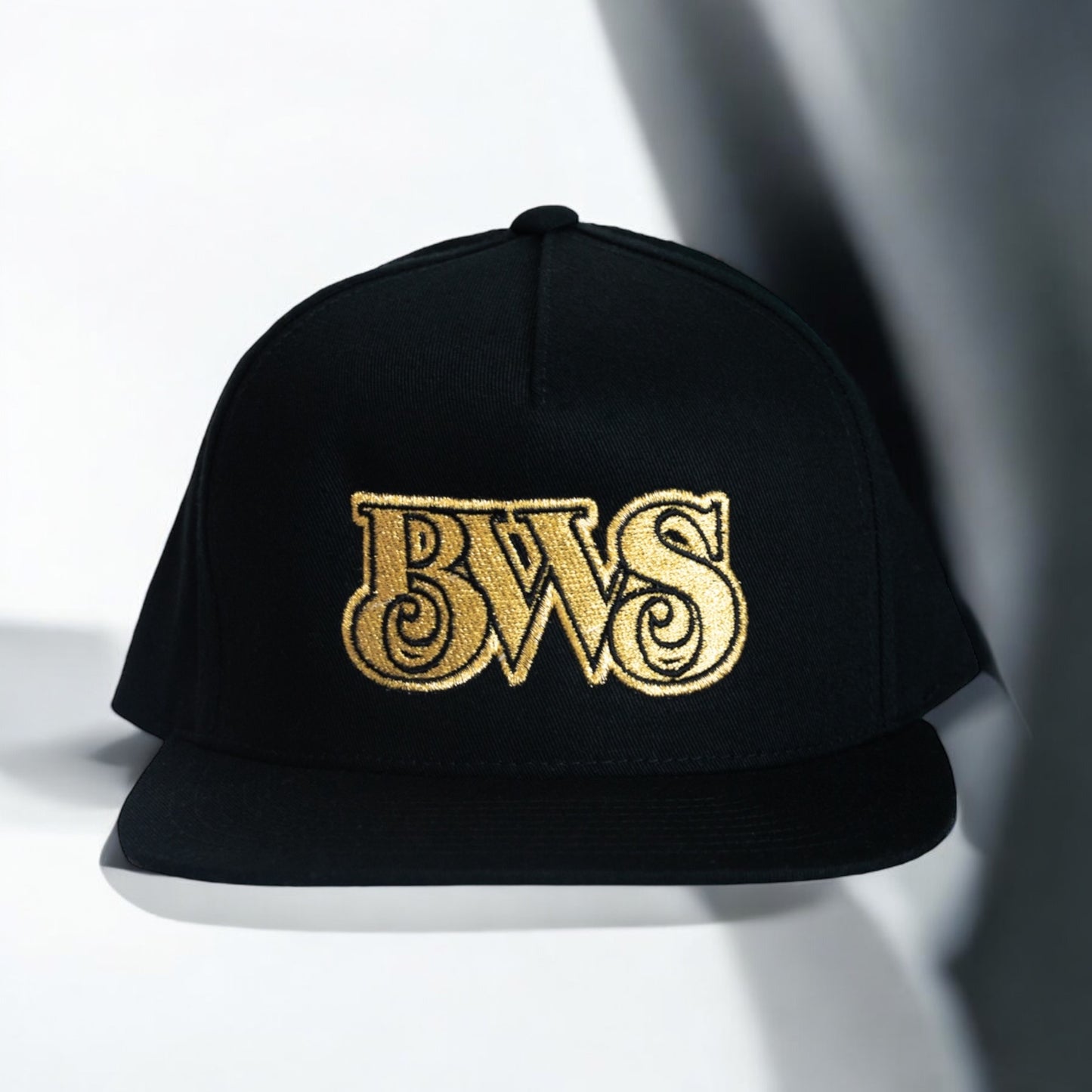 BWS Classic Embroidered Snapback - Metallic Gold