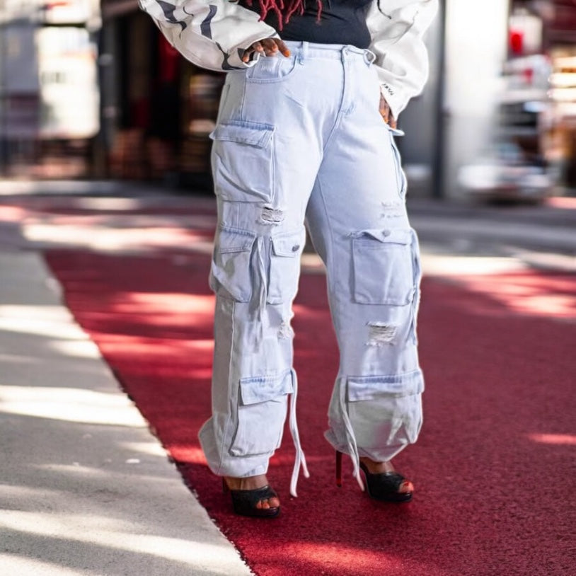 BWS Showstopper Cargo Denim Jeans